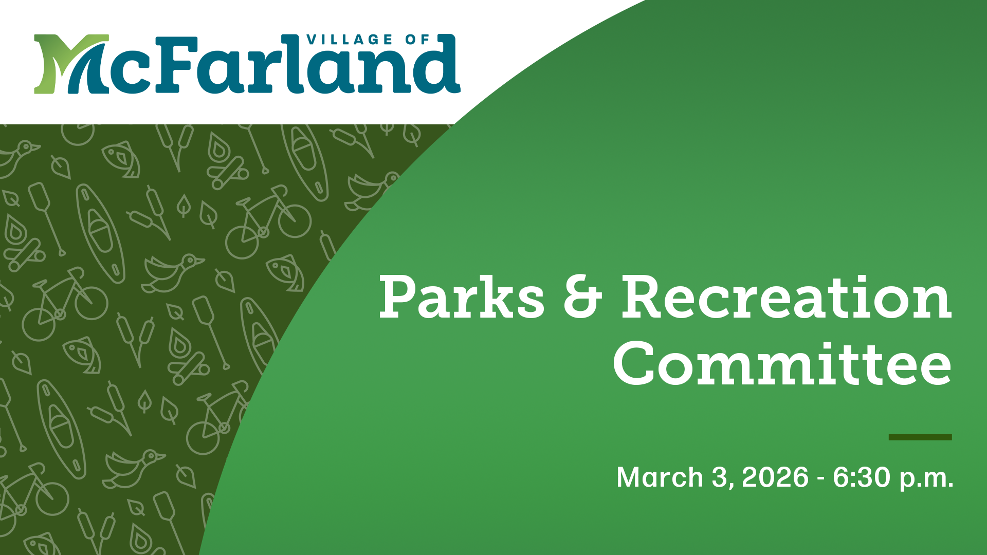 Thumbnail image for Parks & Recreation Committee 3/3/26