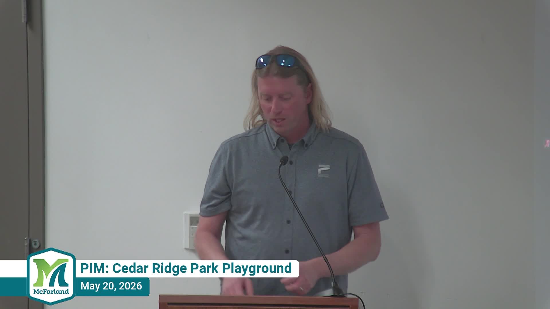 Thumbnail image for Public Information Meeting: Cedar Ridge Park Playground | May 20, 2026
