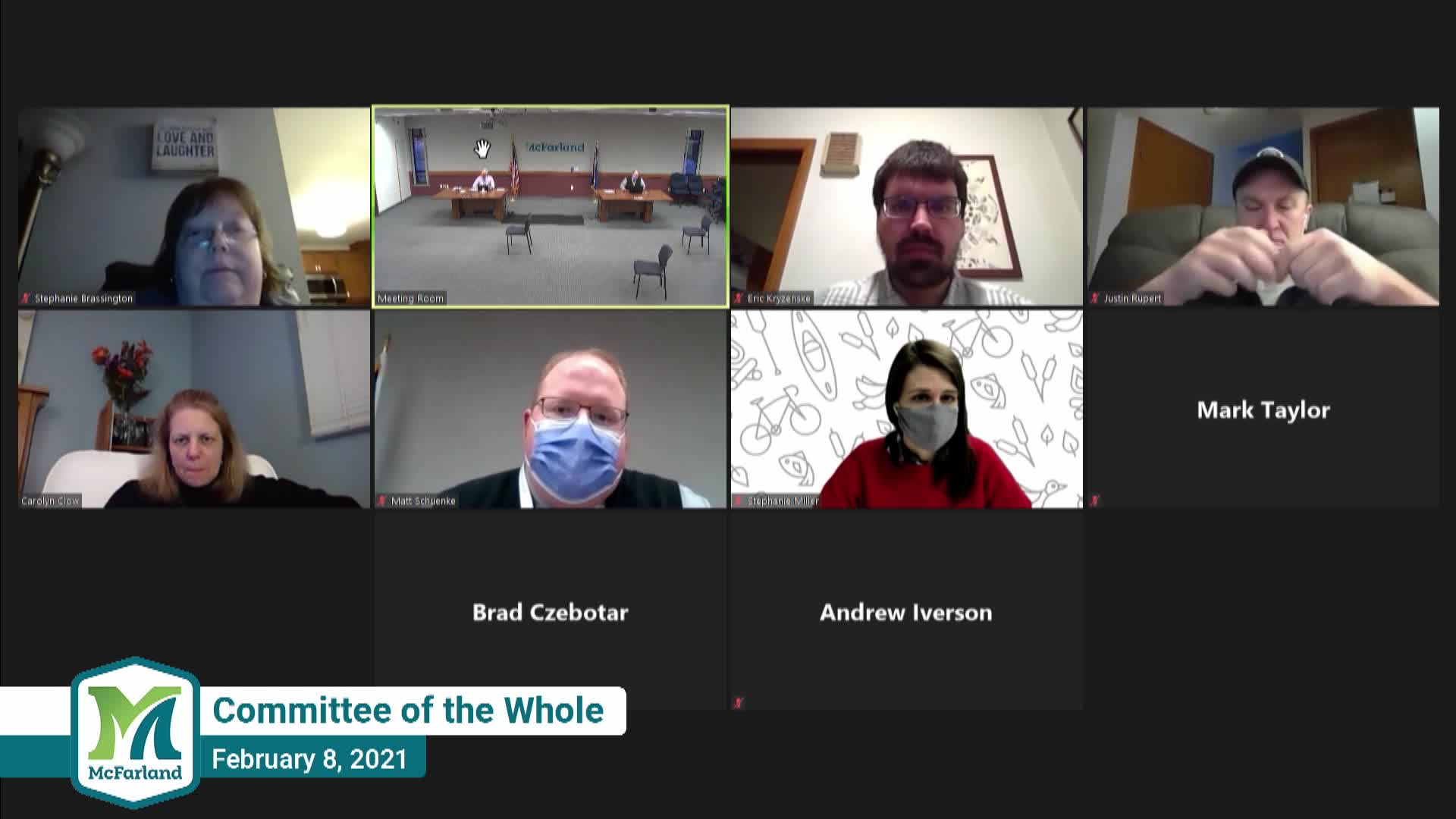 Committee of the Whole 2/8/21