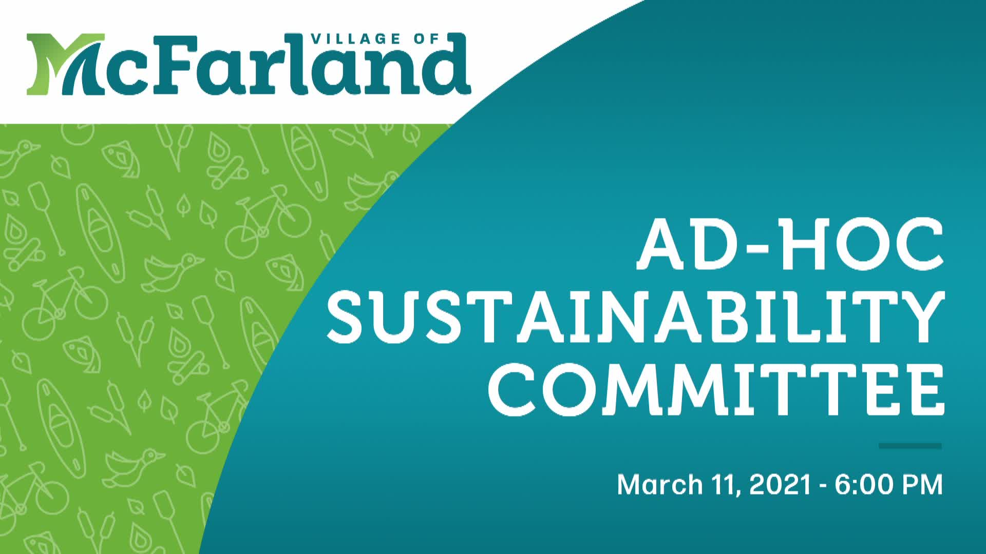 Thumbnail image for Ad-Hoc Sustainability Committee 3/11/21