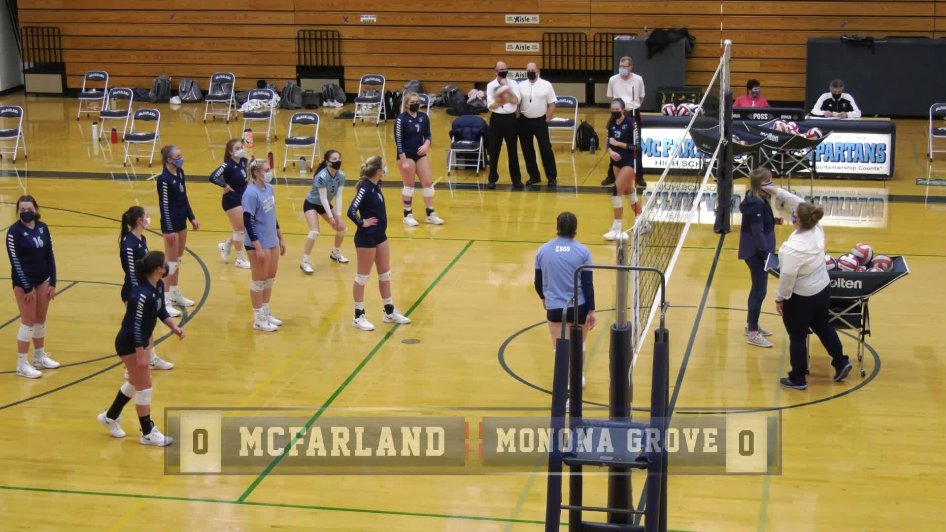 Thumbnail image for Spartan Girls Volleyball vs Monona Grove | March 12, 2021
