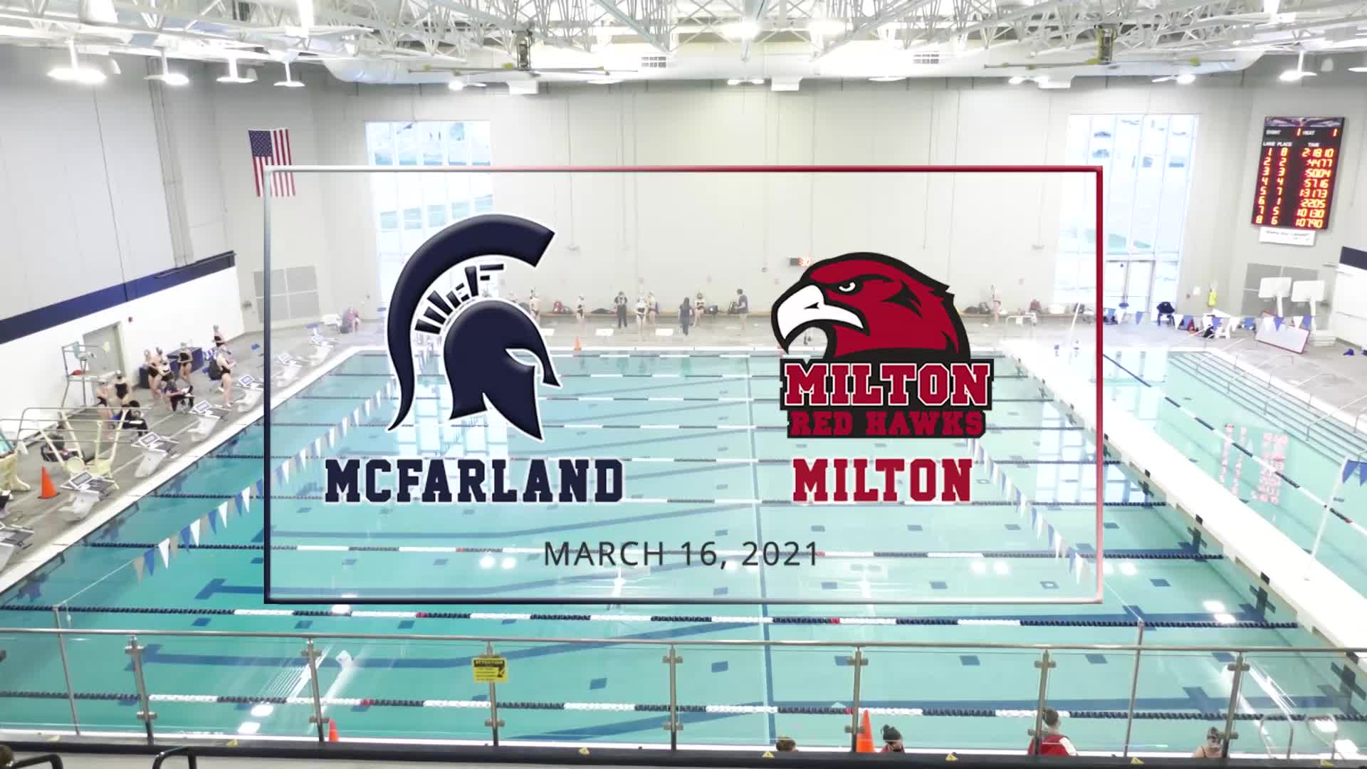Thumbnail image for Spartan Girls Swimming vs Milton | March 16, 2021