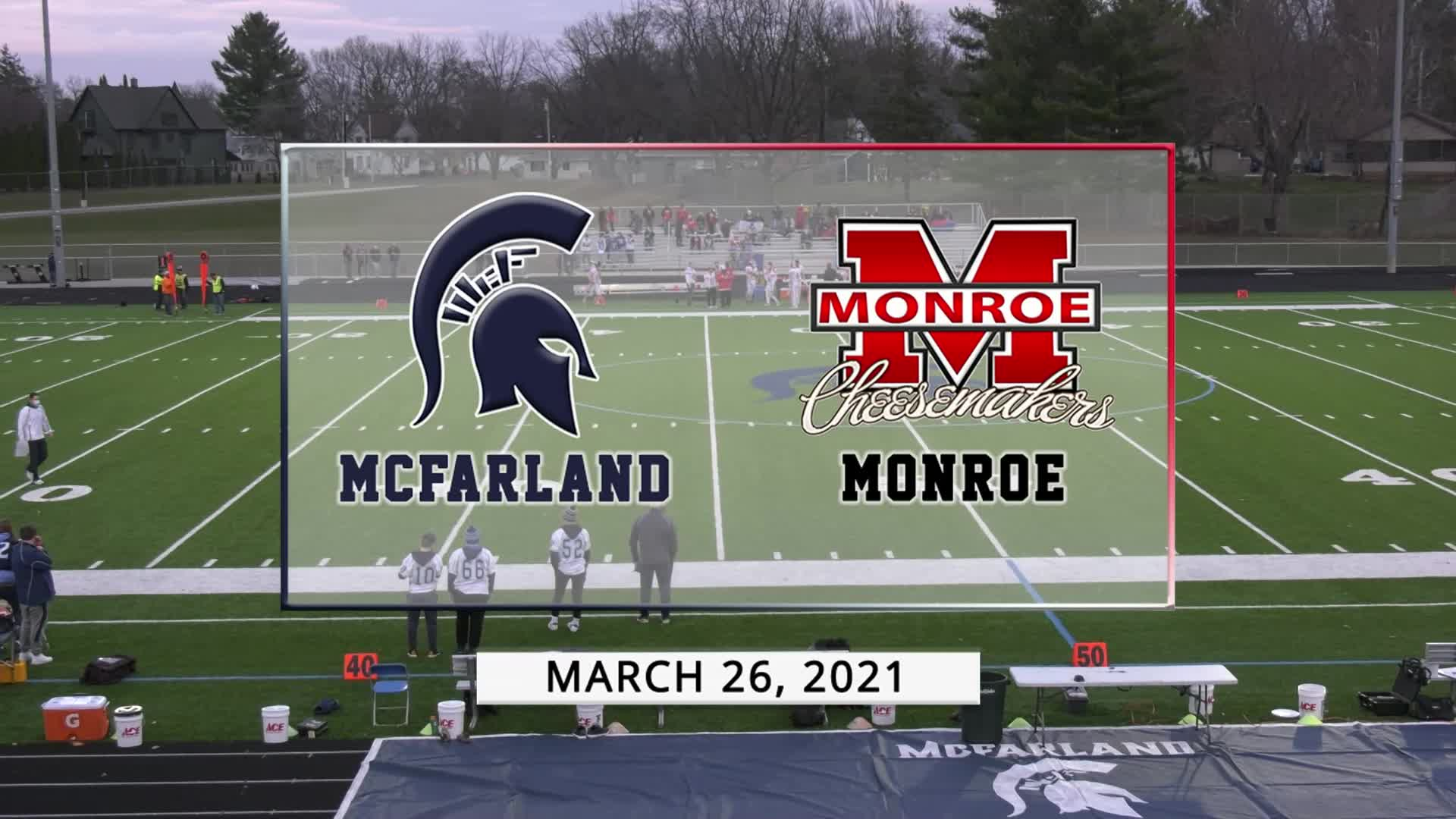 Thumbnail image for Spartan Football vs Monroe | March 26, 2021