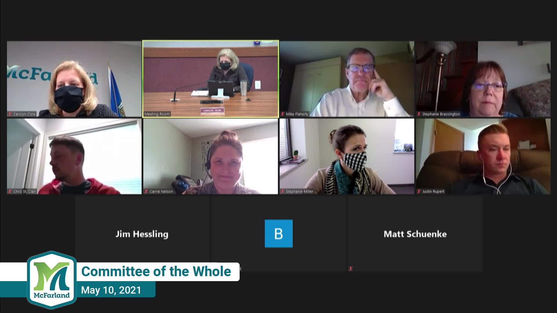 Committee of the Whole 5/10/21