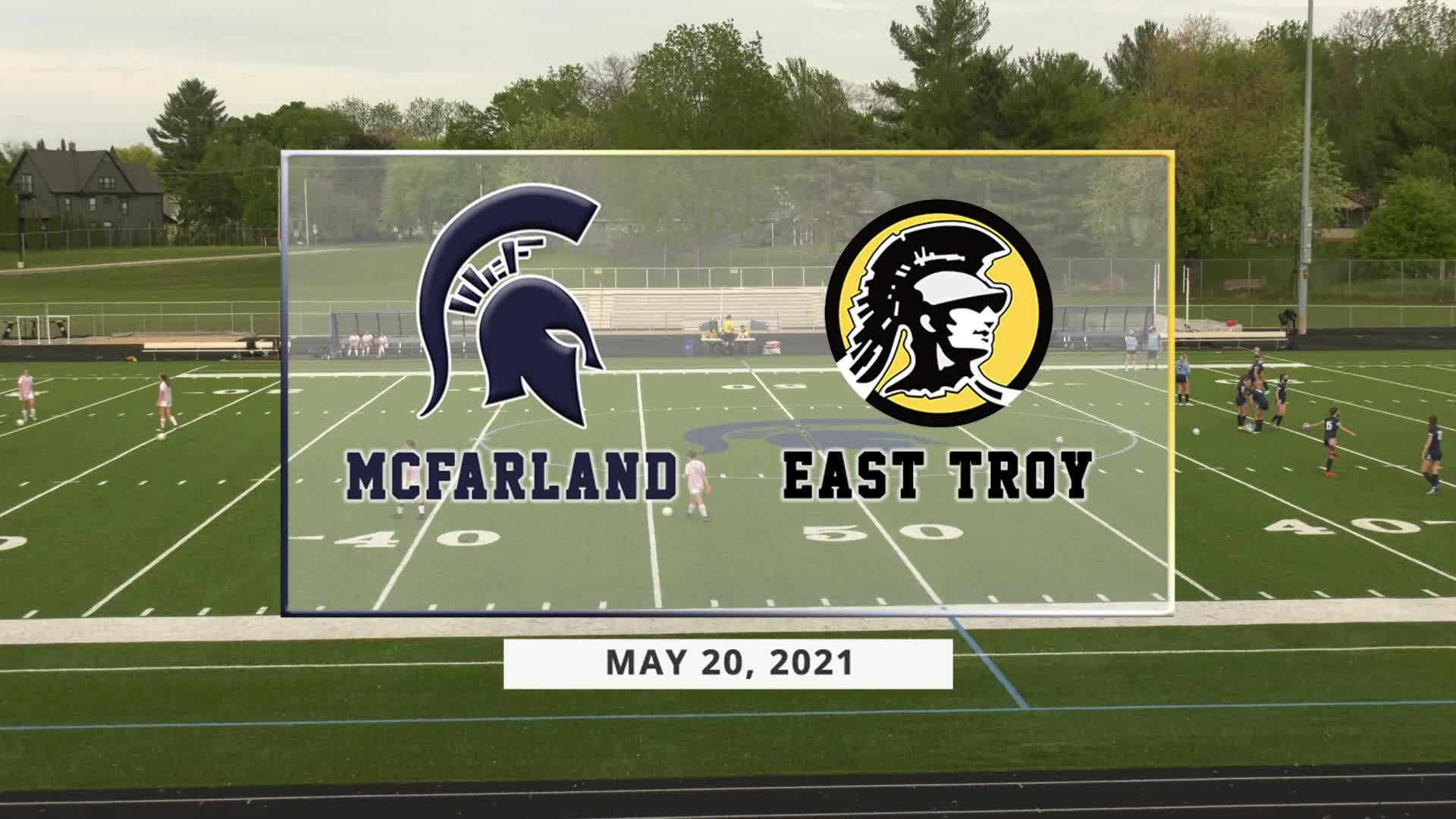 Thumbnail image for Spartan Girls Soccer vs East Troy | May 20, 2021