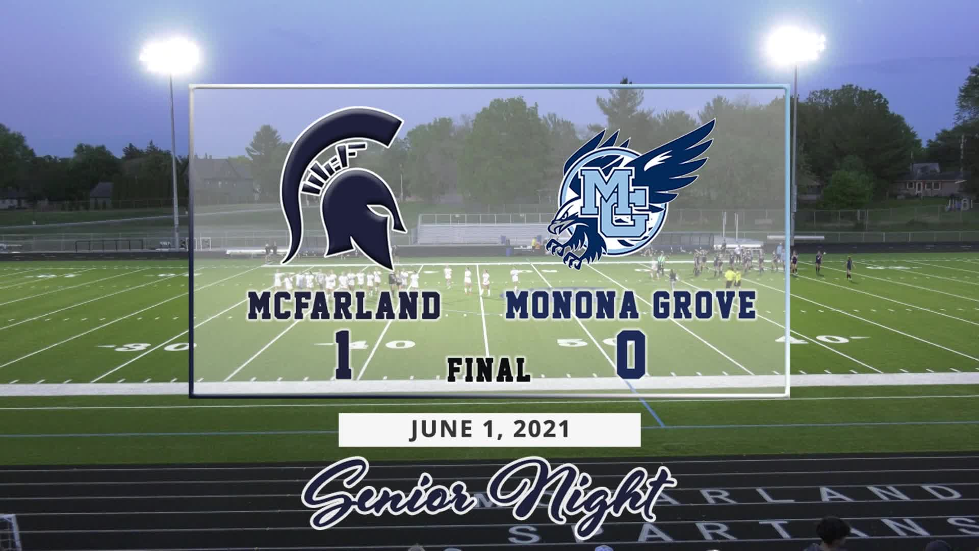 Thumbnail image for Spartan Girls Soccer vs Monona Grove | June 1, 2021