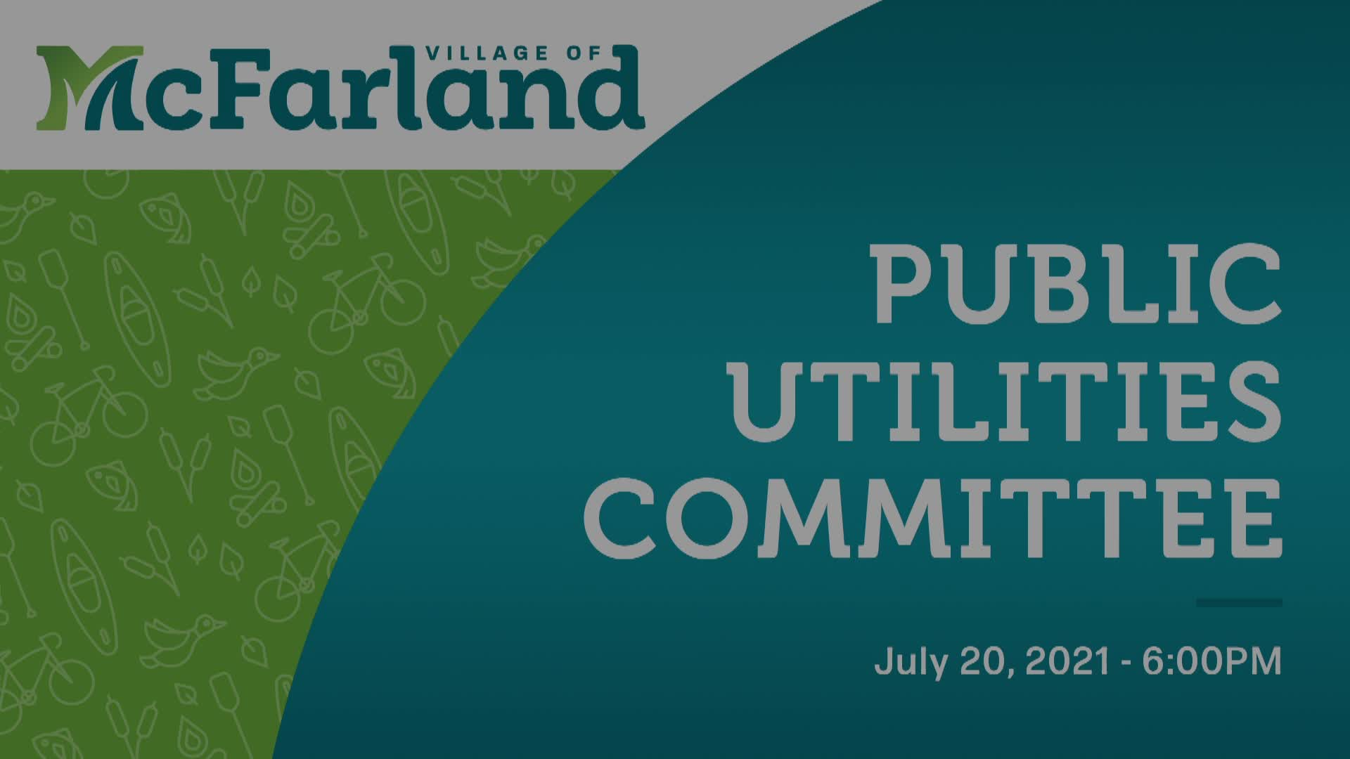 Public Utilities 7/20/21
