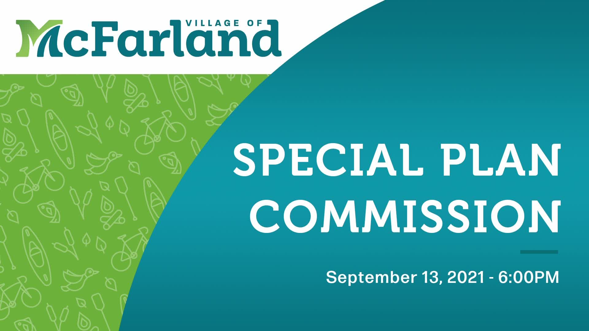 Special Plan Commission 9/13/21