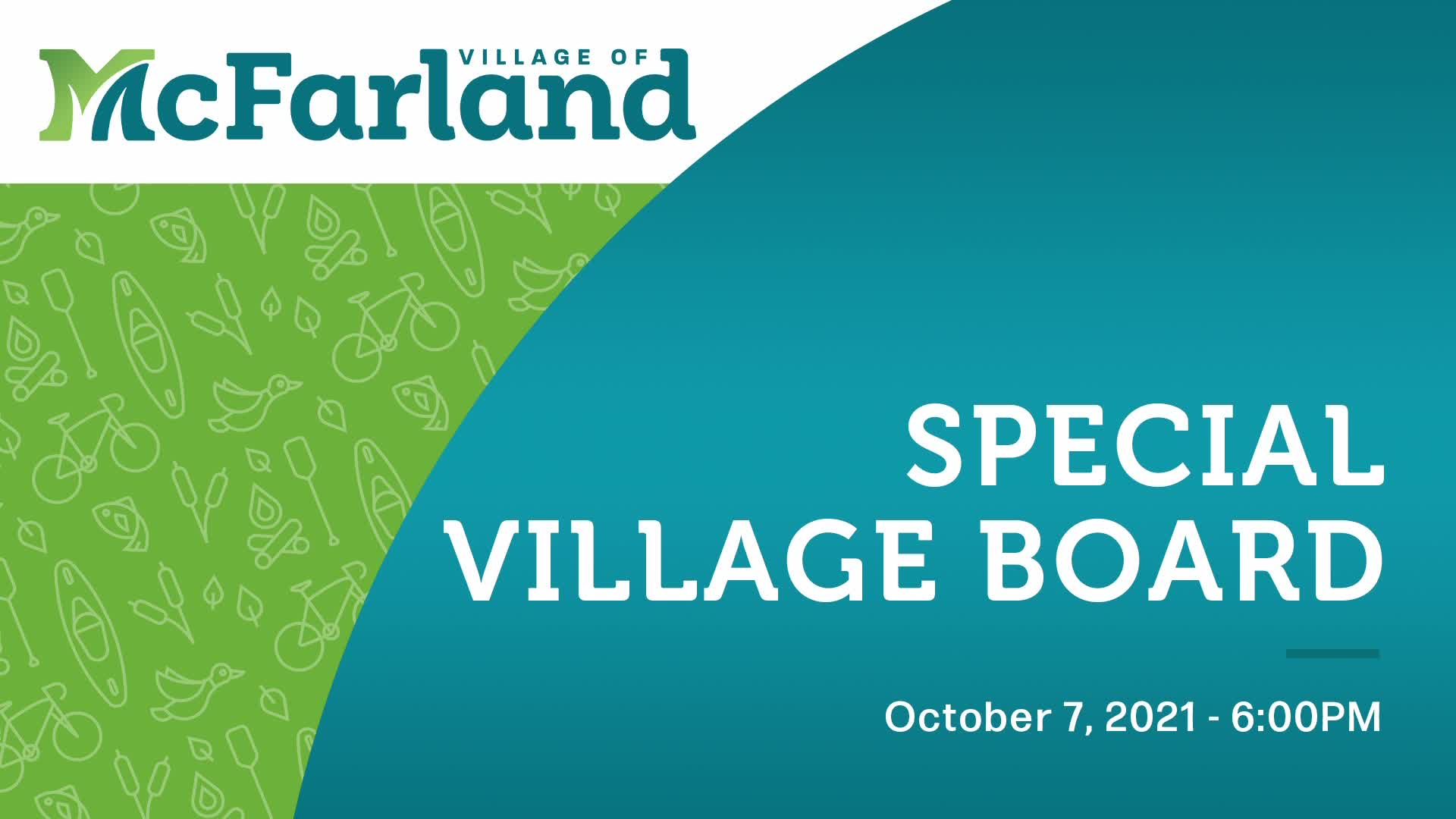 Thumbnail image for Special Village Board 10/7/21