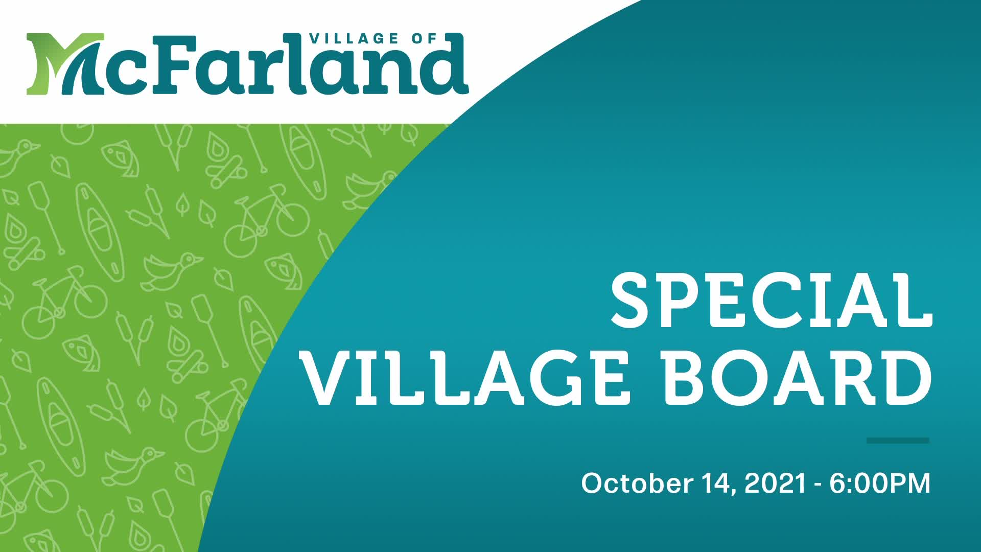 Special Village Board 10/14/21
