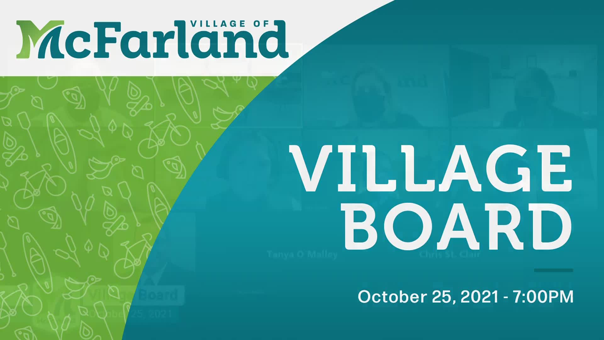 Village Board 10/25/21