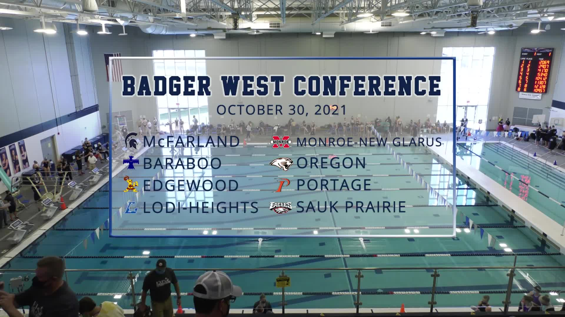Badger West Conference Girls Swim Meet 10/30/21
