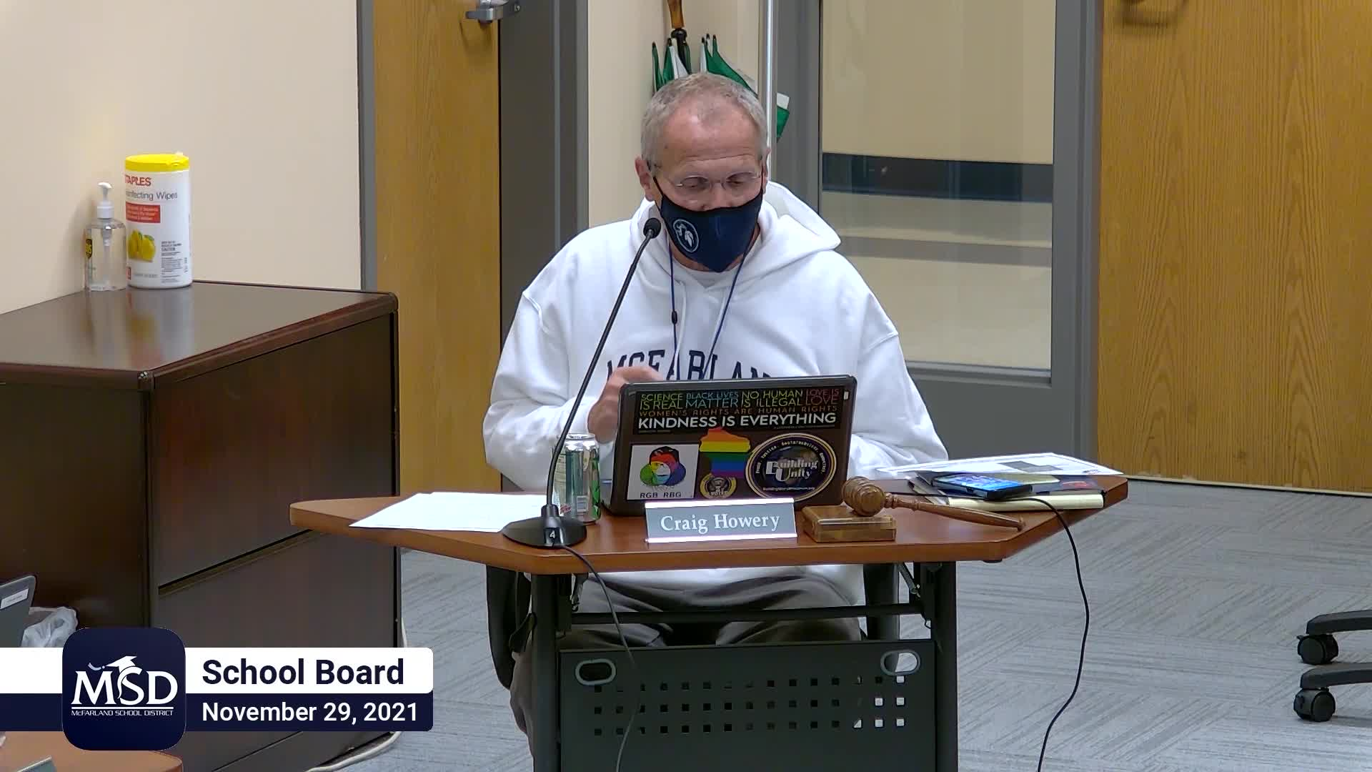 Special School Board 11/29/21