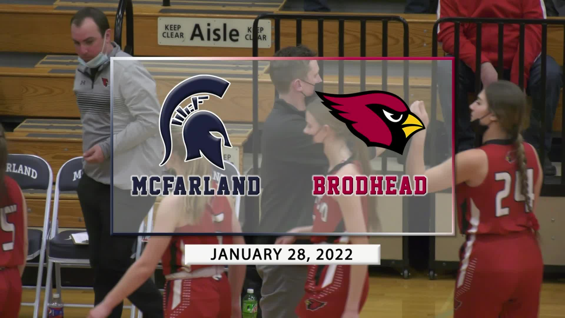 Thumbnail image for Spartan Girls Basketball vs Brodhead | January 28, 2022