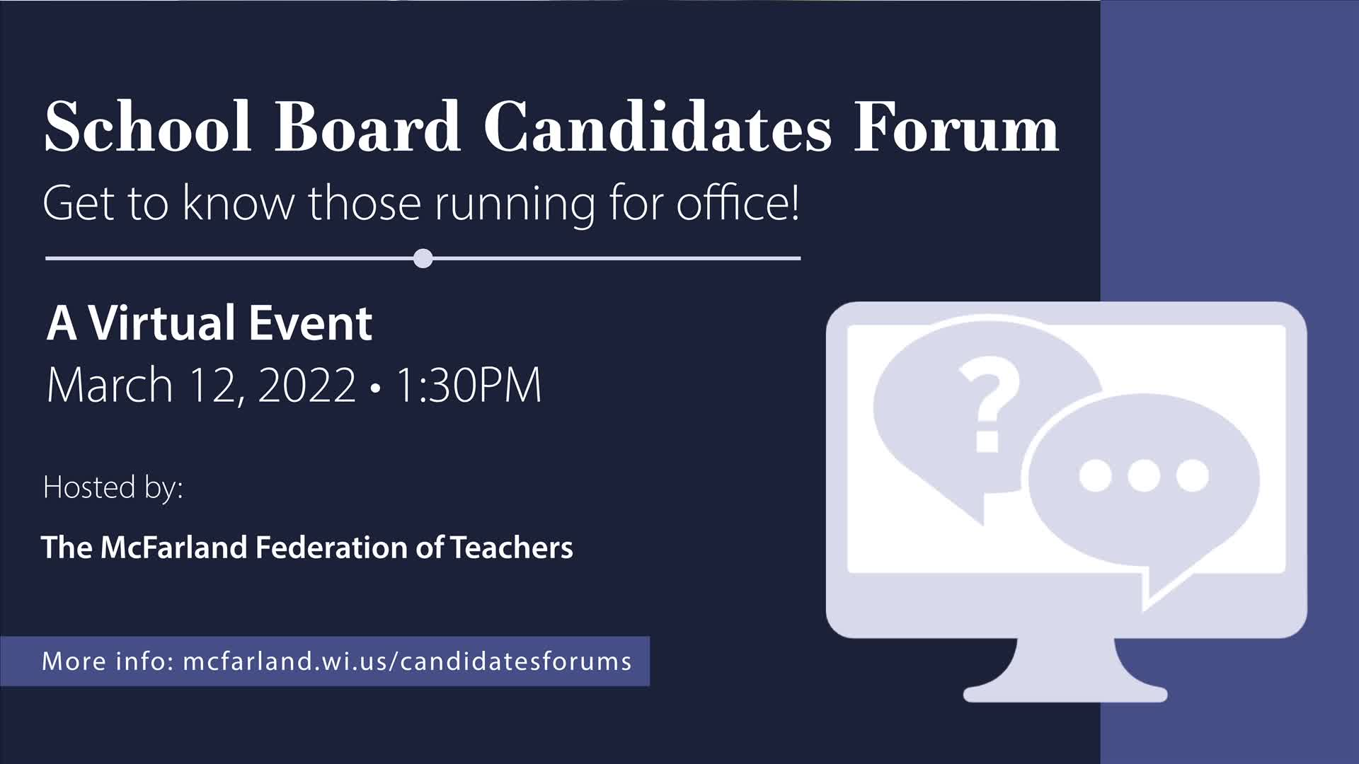 Thumbnail image for 2022 School Board Candidates Forum