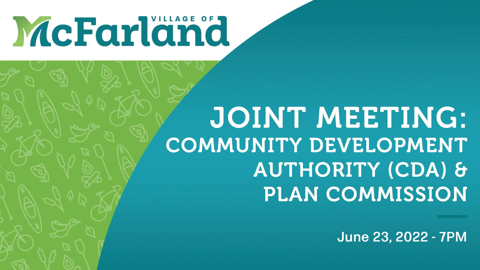 Joint CDA & Plan Commission 6/23/22