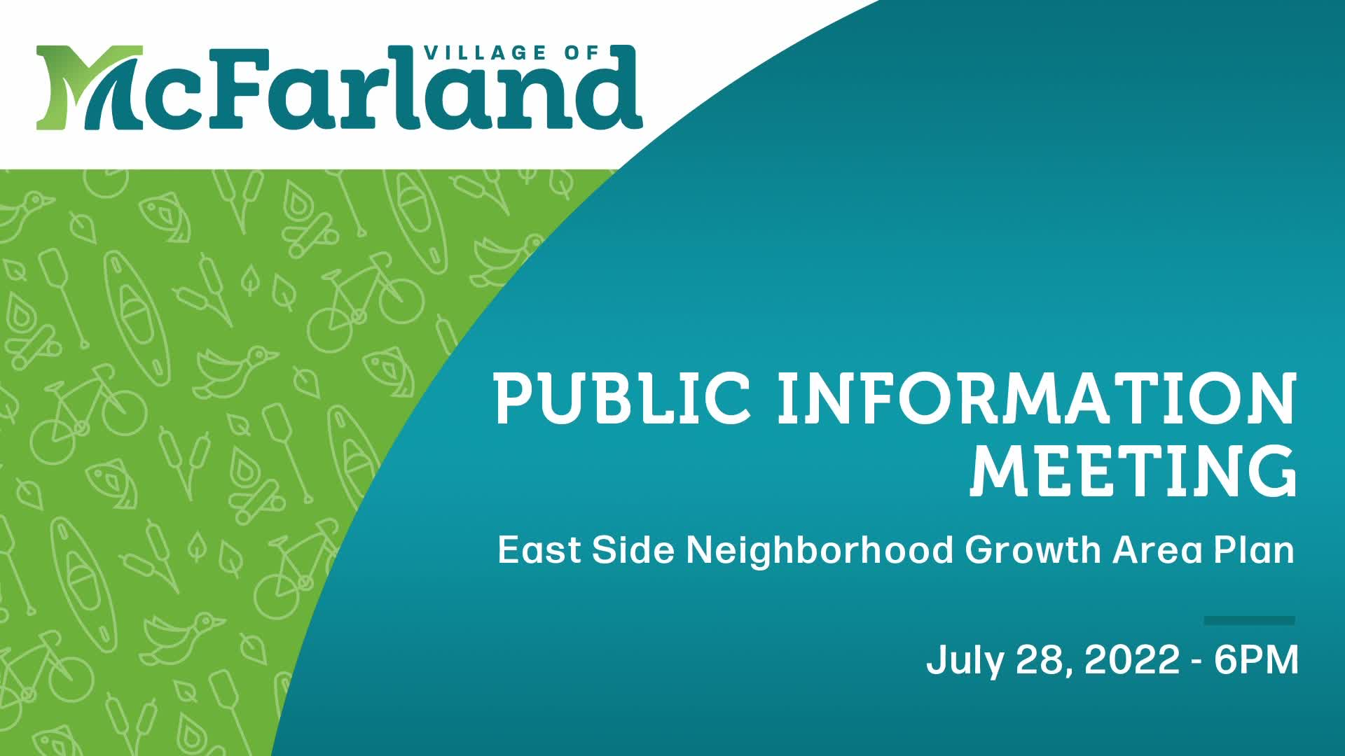 Public Information Meeting: East Side Planning Day Two 7/28/22
