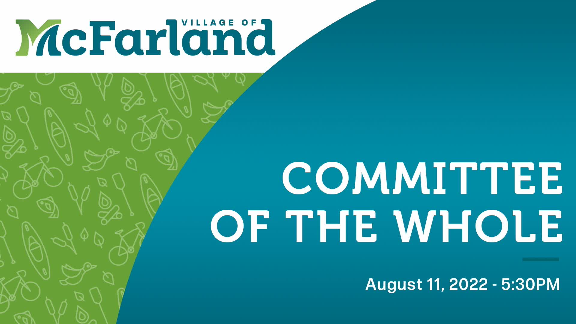 Committee of the Whole 8/11/22