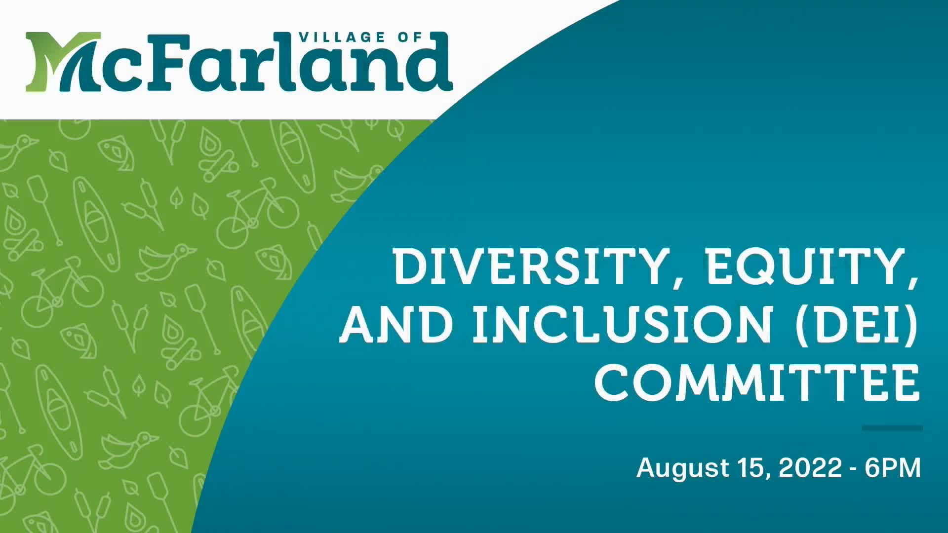Diversity, Equity, & Inclusion Committee 8/15/2022