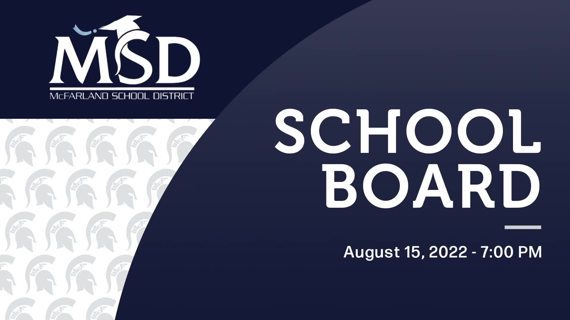 School Board 8/15/22