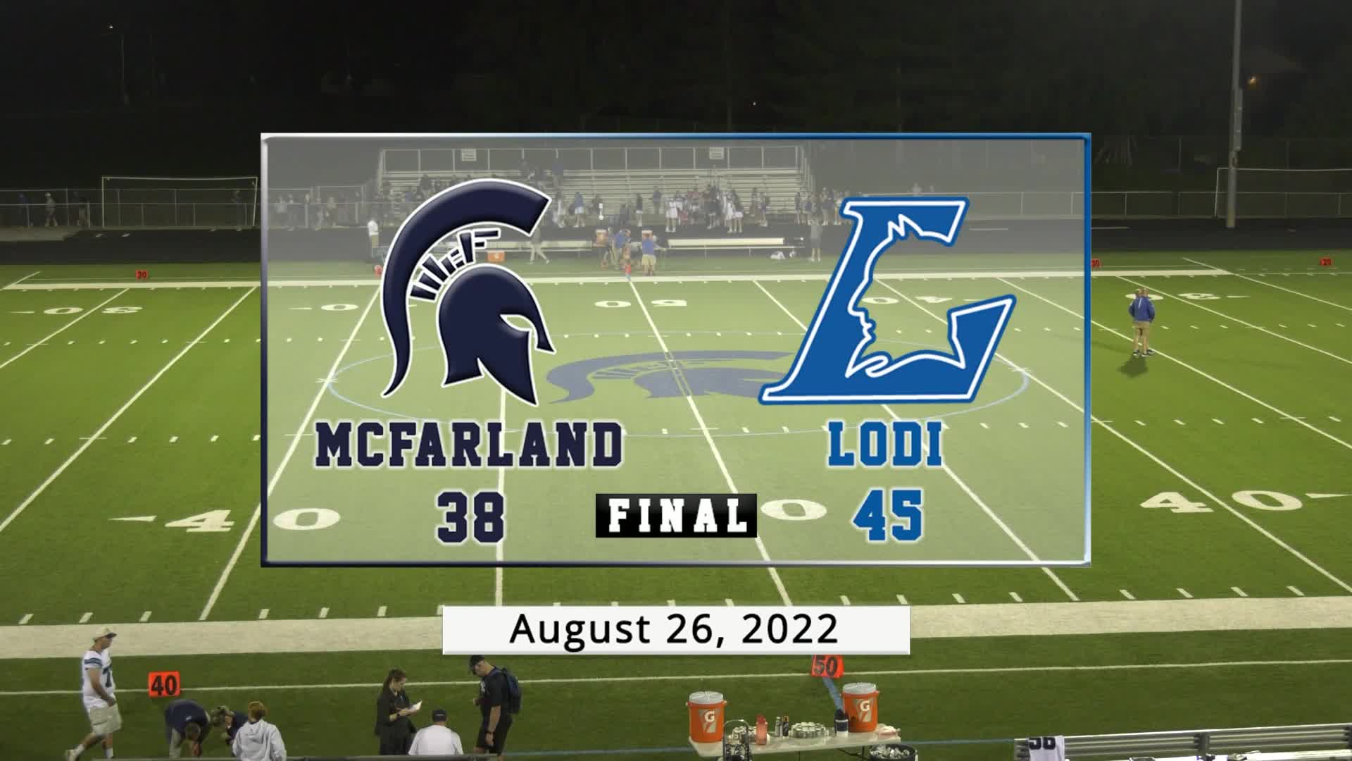 Thumbnail image for Spartan Football vs Lodi Blue Devils | August 26, 2022