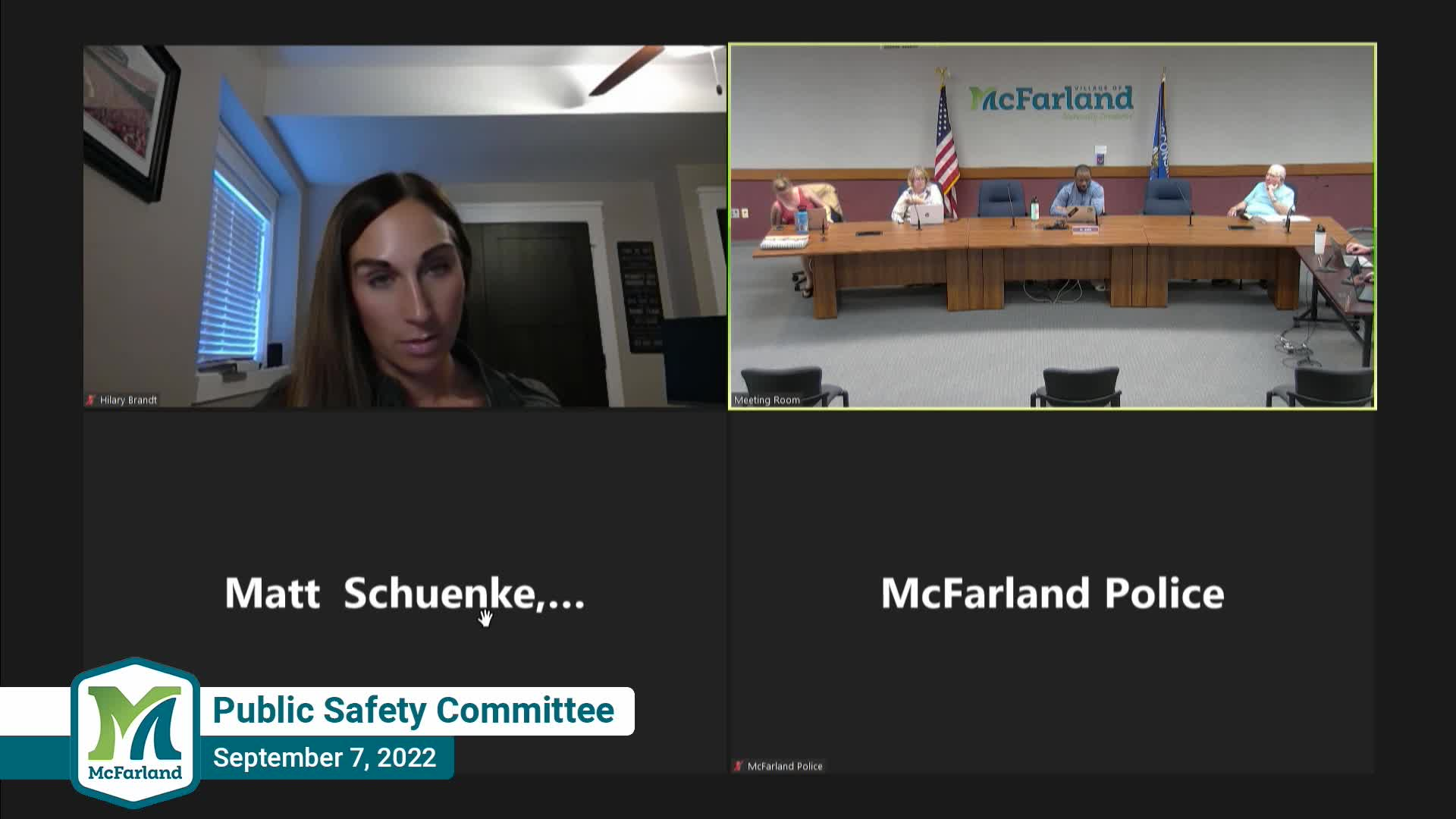 Public Safety Committee 9/7/22