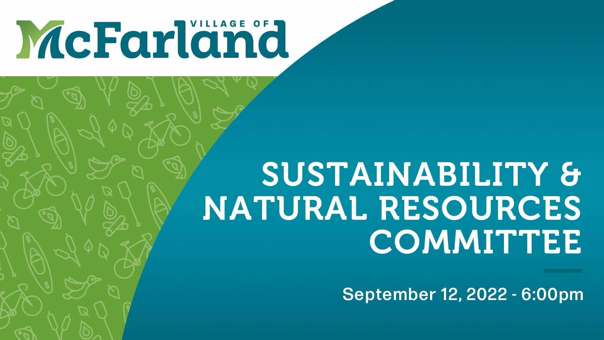 Sustainability & Natural Resources Committee 9/12/22