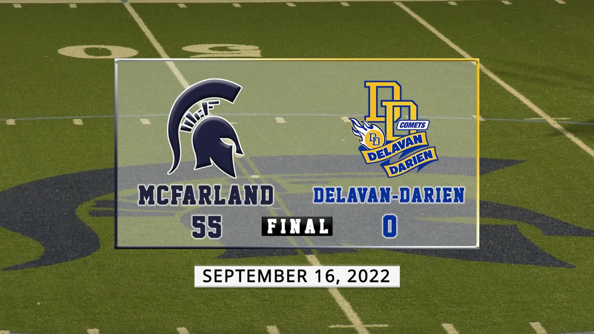 Thumbnail image for Spartan Football vs Delavan-Darien Comets | September 16, 2022