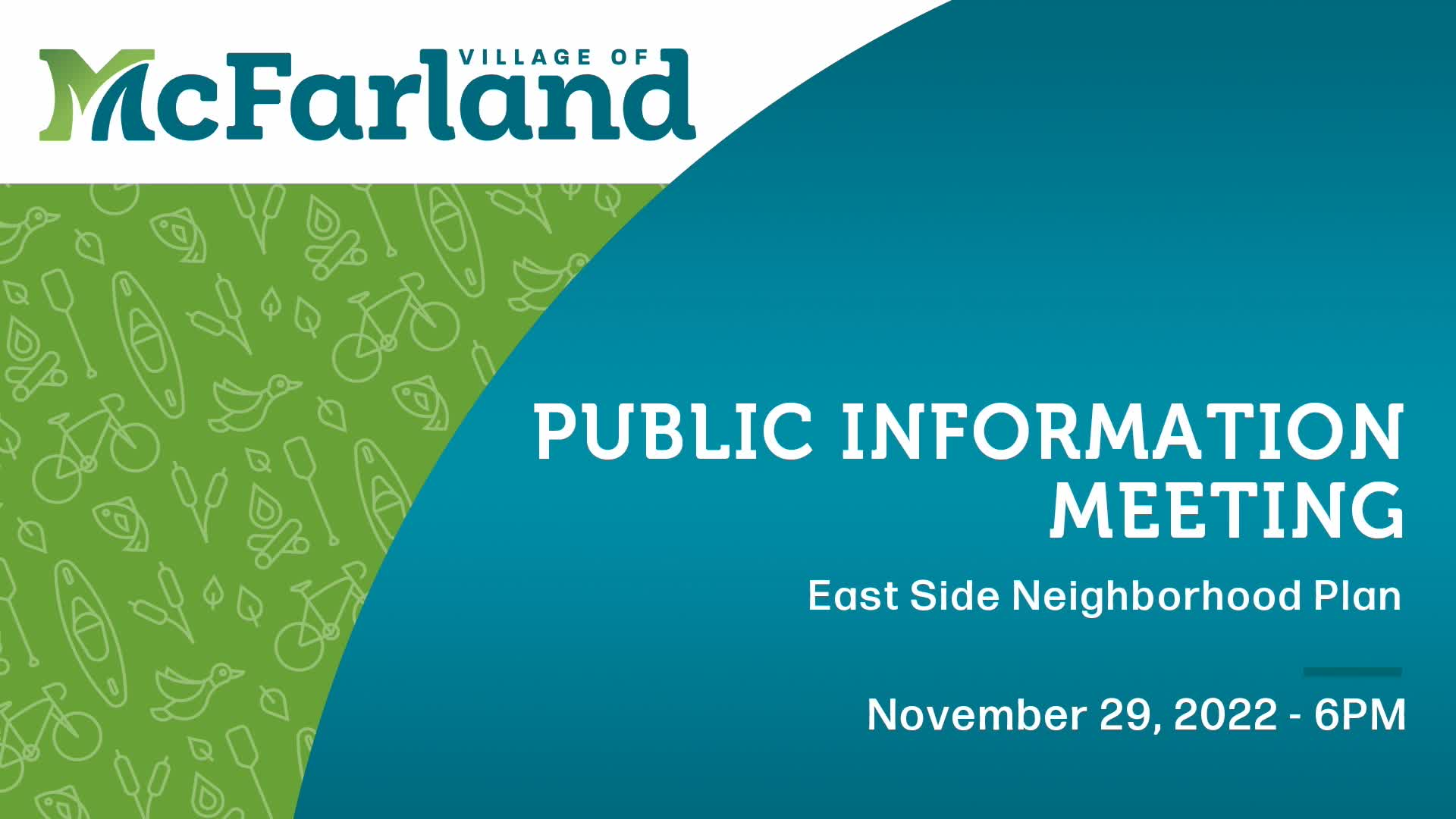 Public Information Meeting: East Side Neighborhood Plan Update 11/29/22