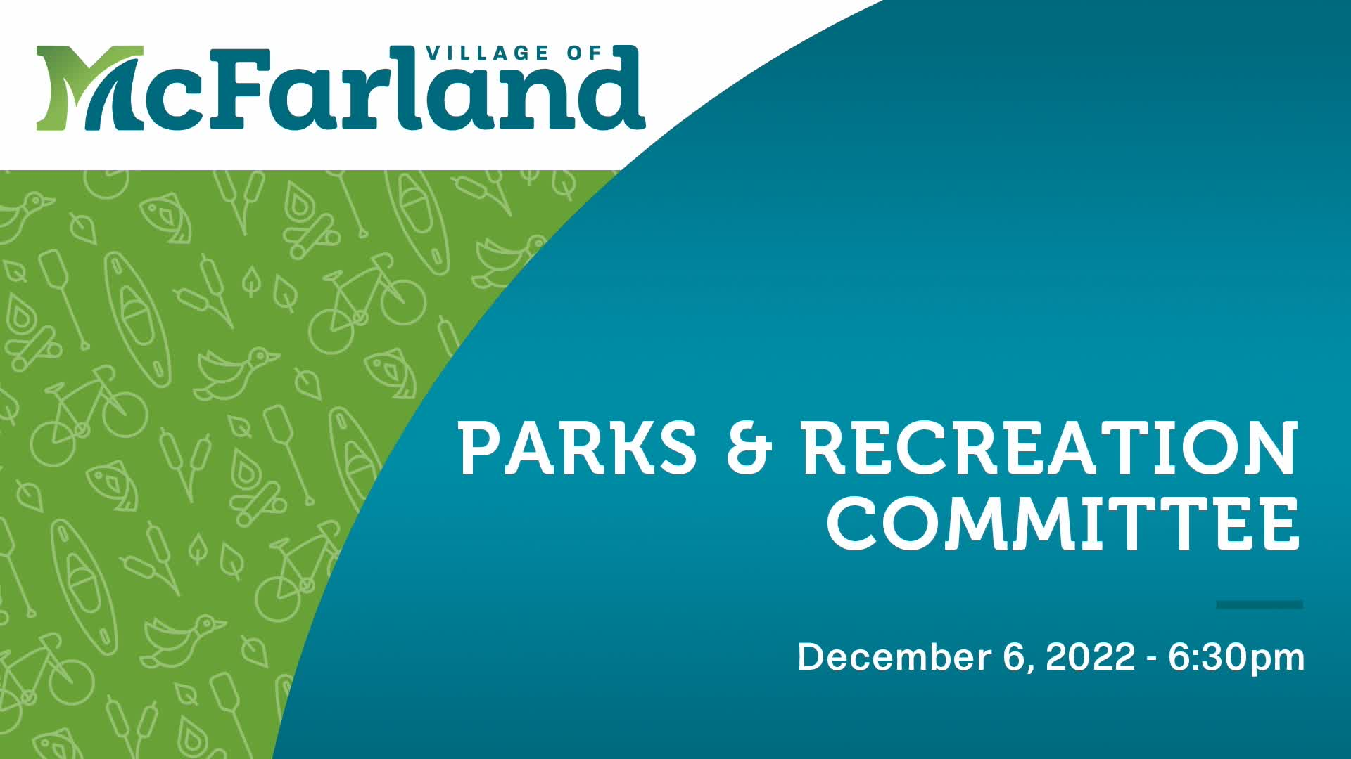 Parks, Recreation, and Natural Resources Committee 12/6/22